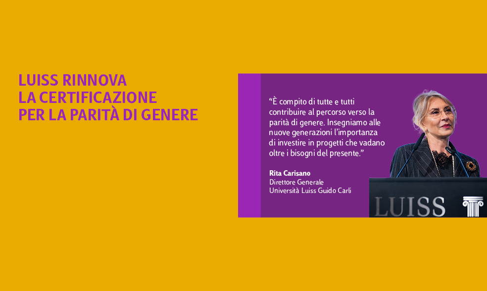 Luiss parità genere